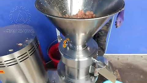 bone paste grinder colloid mill/peanut butter making machine/pepper sauce grinder mill
