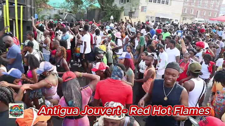 Antigua Carnival 2025 Jouvert Morning - Red Hot Flames - Redcliffe Street - Part 4