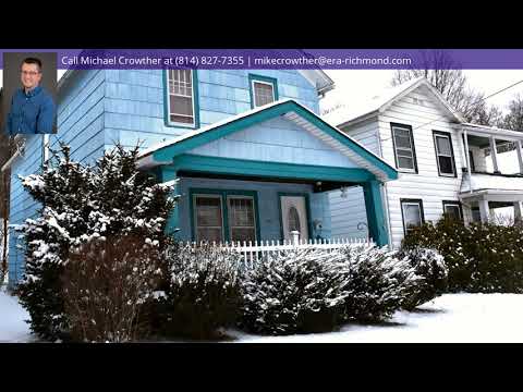 514 W. Elm Street, Titusville, PA home video tour