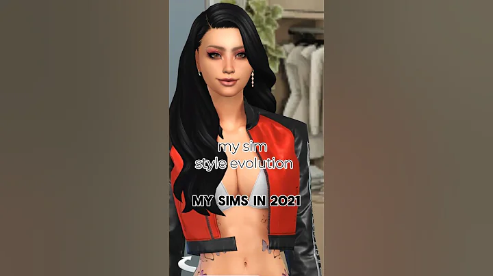 My Sim Style Evolution 🌸| The Sims 4 #shorts #sims4
