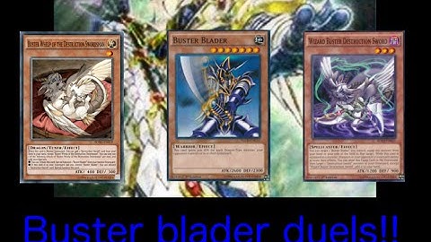 Buster Blader (Special guest: Dragunities) - The Destroyers of Dragons!! (Duels + Decklist)