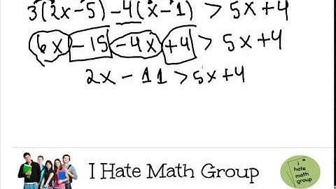 Solve Inequalities Pert test