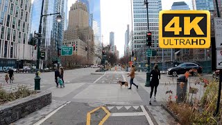 Cycling in New York City | Hudson River Greenway to Battery Park [4K]