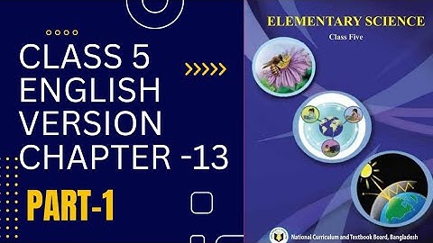 CLASS 5 ENGLISH VERSION।। SCIENCE CHAPTER -13 [ Natural Resources ]।। Part-1