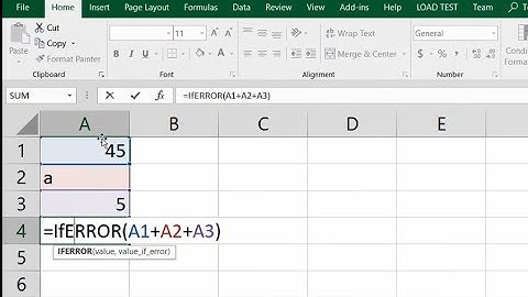 Errors in Excel - IFERROR and ISERROR [ Urdu / Hindi ]