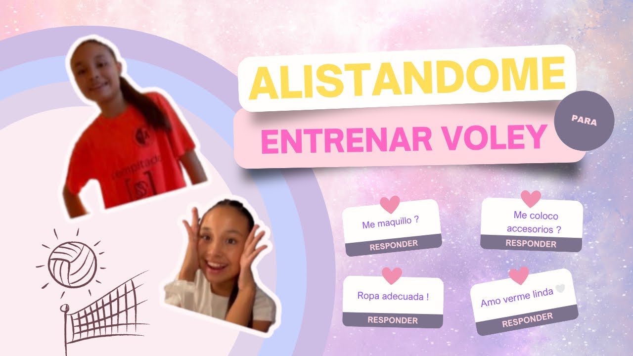 * Alistándome para entrenar Voley * Gaby Pulido 🤍🤍