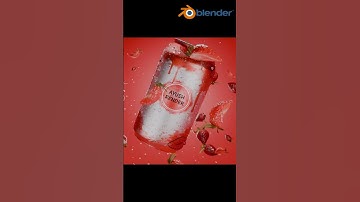 Product 3D Animation| Beverage Ad| Made in Blender #Shorts #3danimation #productanimation #blender3d