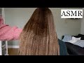 ASMR | Relaxing Hair Styling/Hair Crimping (no talking)