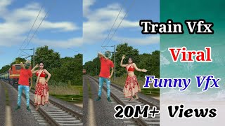 moj newtrend! funny train video edit! viral magic video! kinemaster editing video! kinemaster magic