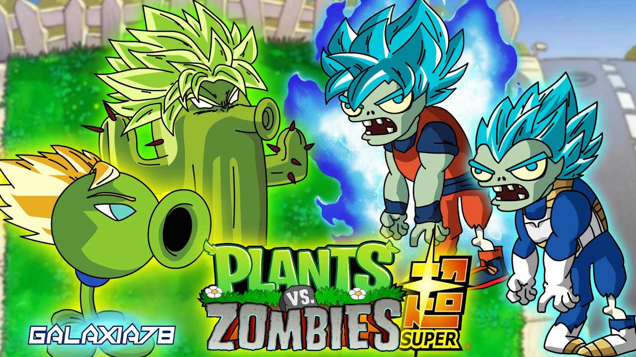 PLANTAS vs ZOMBIES DRAGON BALL SUPER  (ANIMACIÓN)