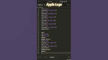 Apple Logo - Python Turtle Grapics