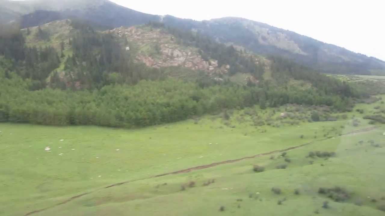 Landing in Jailoo, Kyrgyzstan