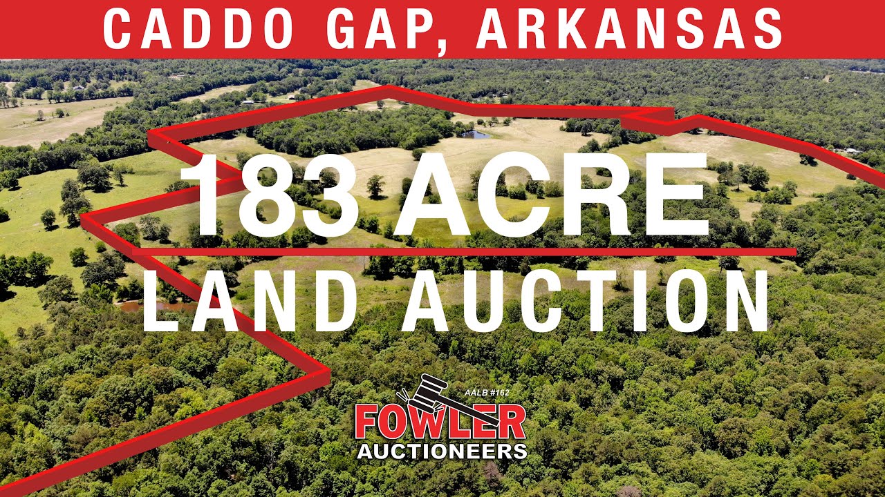 183 Acre Land Auction Caddo Gap, Arkansas YouTube