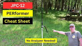 JPC-12 PERformer Setup: Elevated Radials, 2-Min Band Changes & Low-SWR Cheat Sheet