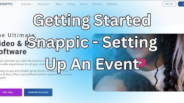 Create an event in Snappic - Getting Started