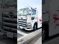 【大型レッカー車走行!】ルーフに散光式警告灯が付きました!