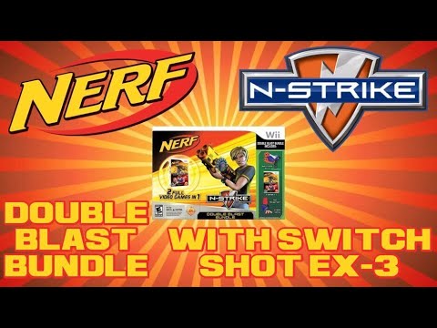 Wii - Wii★NERF N-STRIKE DOUBLE BLAST BUNDLE Nerf N-Strike: Double Blast Bundle Nintendo Wii – Just For