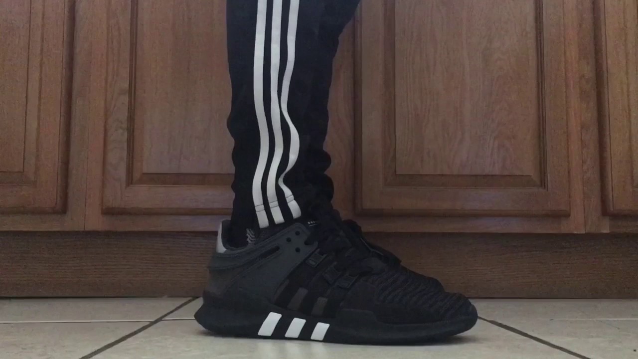 eqt support adv on feet