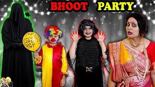 BHOOT PARTY | Halloween Party and Makeup | Family Comedy Horror | Aayu and Pihu Show image