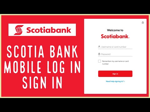 Scotiabank Mobile Banking Login | Bank of Nova Scotia Login Mobile App 2021, scotiabank.com Login