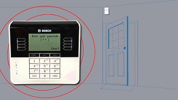 Bosch B Series Keypad Operation Part 2  Turn Your System Part On and Off