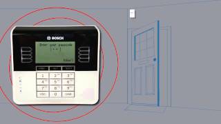Bosch B Series Keypad Operation Part 2  Turn Your System Part On and Off
