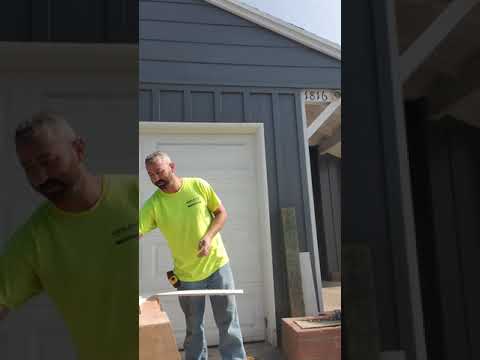 cutting cement board (DIY) - YouTube