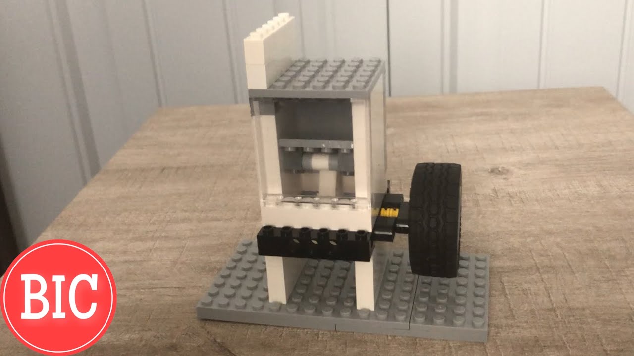 Built the “hot end” of my turbo for my vacuum engine. Now I just have to  figure out the hot side and how to connect it. : r/legotechnic