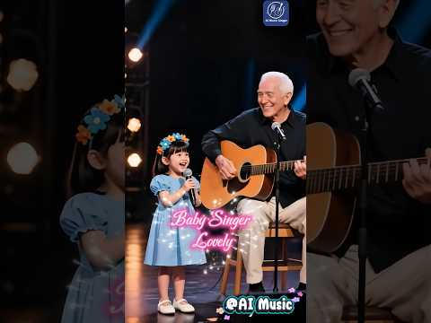 Baby Cute Singer Song With My Grandfather Ai Music Singer Beautiful AI Mussic Singer