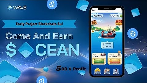 Wave Wallet Free Mining Guide || Ocean Tokens Free Mining In Wave Wallet Of Sui