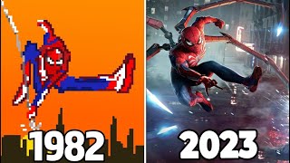 Evolution of SPIDER-MAN Games 1982-2023 