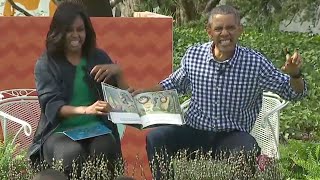 Obamas Read Kids "Where The Wild Things Are" At 2016 Easter Egg Roll
