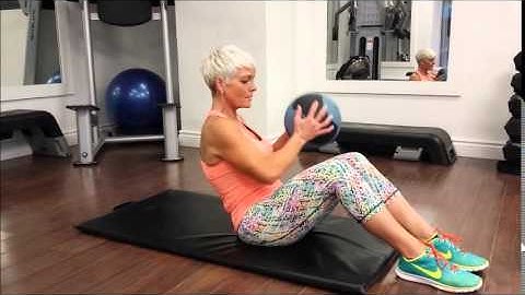 Seated Medicine Ball Trunk Rotations