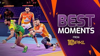 Best Moments From Pkl Season 10 Pro Kabaddi League