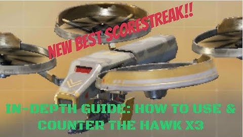 HAWK X3 NEW BEST SCORESTREAK!! In-Depth guide & Statistics: How to Use and Counter the Hawk X3 CODM