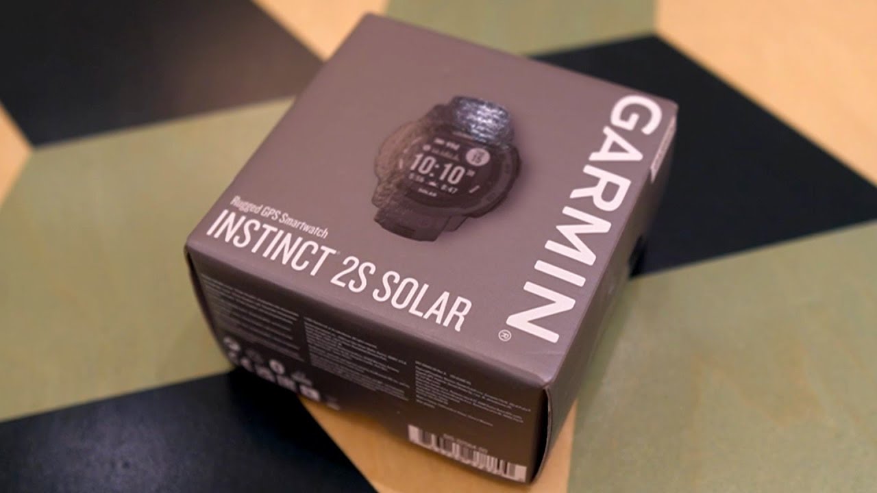 Garmin Instinct 2S Solar Unboxing First Impressions & First Testing 