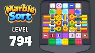 Marble Sort level 794 walkthrough solution