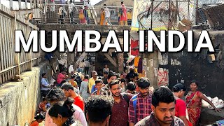 Walking in Mumbai, India  Dadar Market | 4K HDR India Walking Tour