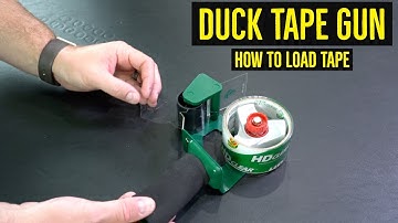 Duck Brand Standard Tape Gun with Foam Handle - How to Load Tape