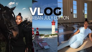 DURBAN JULY VLOG |The Ascots marquee | Princess treatment courtesy of Aperol Spritz 🍹 #roadto70ksubs