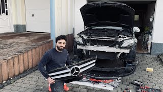 الجزء الثاني | تحدي تحويل مرسيدس الى اي ام جي تعديل وتزويد | Tuning My Mercedes to C63 AMG ?