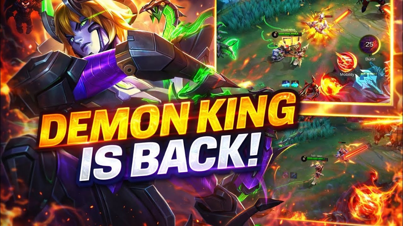 Demon king is back 🔥🔥 mobile legends rank gameplay ll