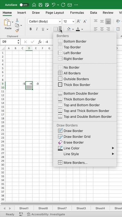 Create A Number Line In Excel excel shorts YouTube create-a-number-line-in-excel-excel-shorts-youtube