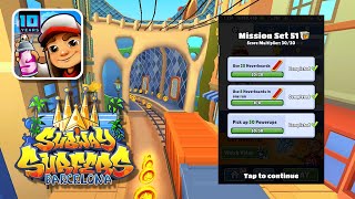 No Coin Challenge 50000 Points and 3 Hoverboards Subway Surfers Subway City  2022 