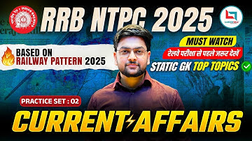 🔥 RRB NTPC CURRENT AFFAIRS 2025 | SET 2 | Railway Current Affairs by Jeet Rana Sir