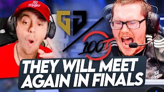 Sean Gares reacts to 100 Thieves v GenG | VCT Masters Shanghai PLAYOFFS