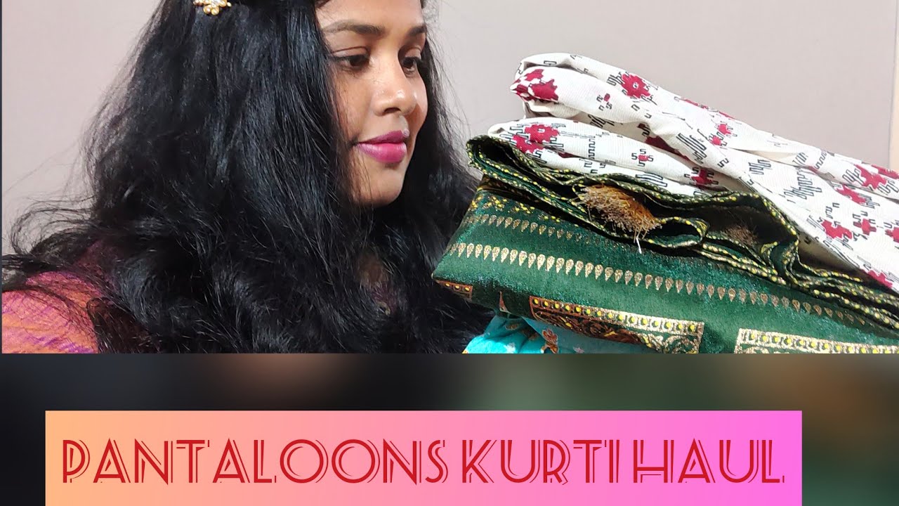 Get Online Designer Pantaloons Women's Poly Linen Kurta – Lady India