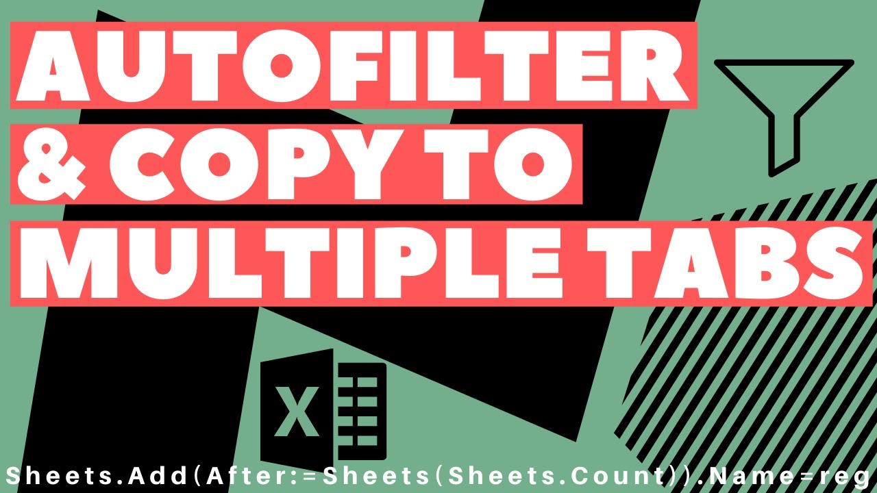 excel-vba-macro-autofilter-and-copy-paste-to-multiple-sheets-dynamic-range-youtube