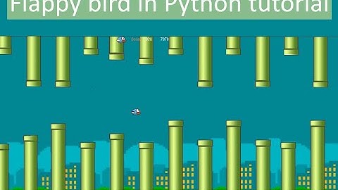 Code to make a Flappy bird like game with Pygame