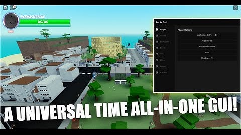 OP A Universal Time Script! | Invisibility | Flight | Godmode | Autofarm + More! | 15+ Features!
